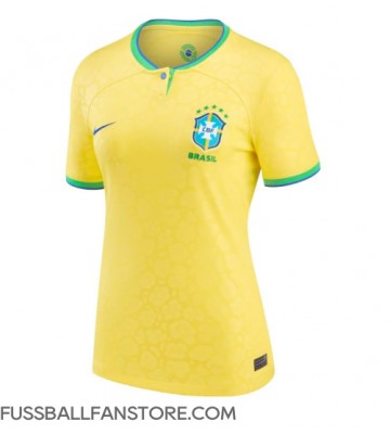 Brasilien Replik Heimtrikot Damen WM 2022 Kurzarm